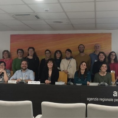 i partecipanti all'interconfronto presso la sede d...