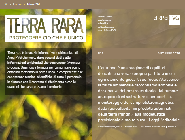 immagine anteprima per la notizia: online il nuovo numero di “terra rara” dedicato all'autunno