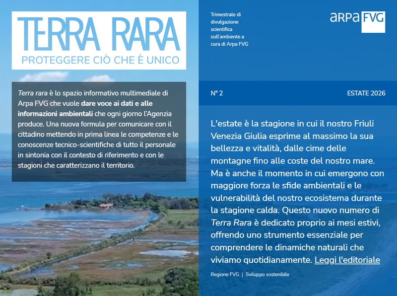 immagine anteprima per la notizia: online il nuovo numero di “terra rara” dedicato all’estate