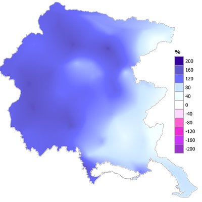 precipitazioni di maggio 2024 in fvg: variazione p...