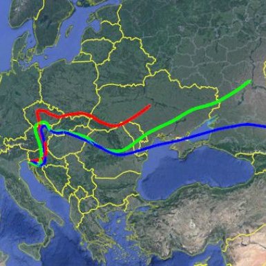 traiettorie delle masse d’aria responsabili del tr...
