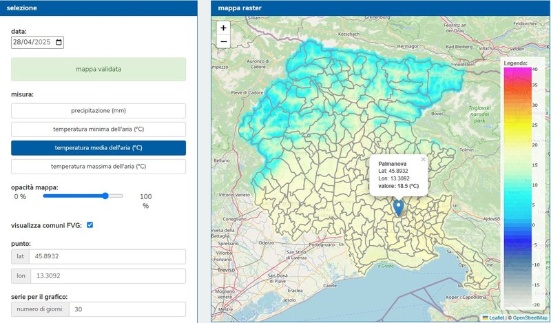immagine anteprima per la notizia: dati meteorologici interpolati sul territorio: un nuovo serviz...