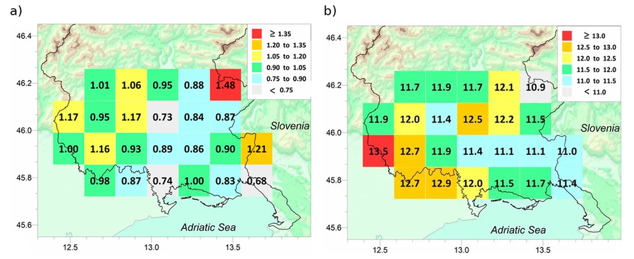 distribuzione spaziale nella pianura del friuli ve...