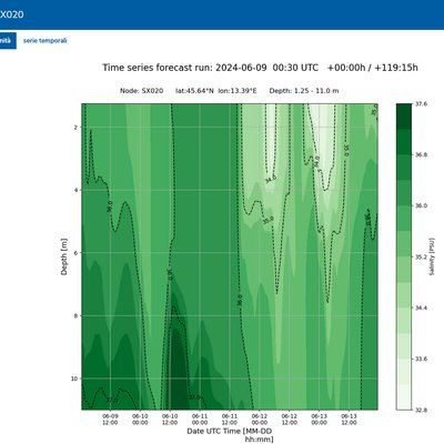 immagine contenuta nella pagina: previsioni modellistiche di temperatura e salinità per il golfo ...