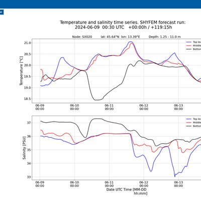 immagine contenuta nella pagina: previsioni modellistiche di temperatura e salinità per il golfo ...